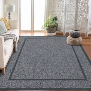 Rugs Indoor Area Rug Weather Resistant Easy to Clean Stain Resistant Floor Mat Stylish for Dining Room Living Room - 1 of 4
