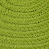 Colonial Mills Boca Raton - Bright Green 3 Ft x5 Ft Oval Rug Indoor/Outdoor 100% Polypropylene - 3 of 4