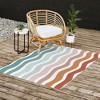 CoastL Studio Rainbow Waves Rug - Deny Designs - 2 of 3