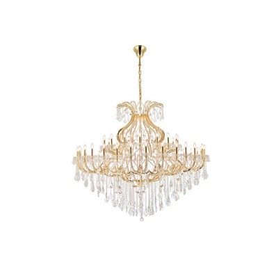 Elegant Lighting Maria Theresa 49 - Light Chandelier in  Gold