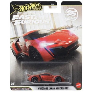 Hot Wheels W Motors Lykan HyperSport  Fast & Furious 25 Years Premium - 1 of 1