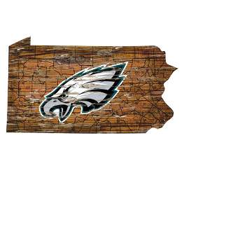 Nfl Philadelphia Eagles Fan Creations 24 Slogan Wood Sign : Target