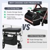 Lycvki Aluminum Foldable Rollator Walkers with Seat for Seniors, 350 lb Capacity, 6-Position Height - 4 of 4