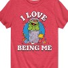 Boys' - Sesame Street - I Love Being Me Oscar Short Sleeve Graphic T-Shirt - 2 of 4