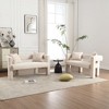 CAVINAS Modern Loveseat Sofa, Comfy Chenille Upholstered 2-Seater Sofa Couch for Living Room, Bedroom, Leisure Areas - 2 of 4