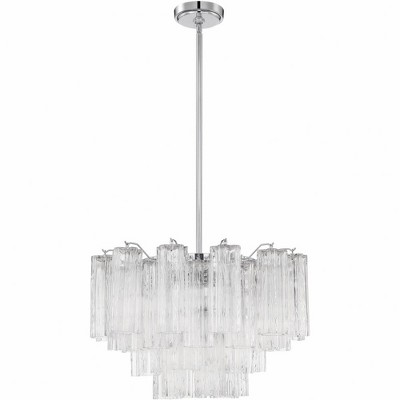 Crystorama Lighting Addis 9 - Light Chandelier in  Polished Chrome