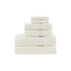 6Pcs 100% Organic Cotton Solid Color Bath Towel Set, Heavy Weight Ultra Soft and Absorbent Bath Towel - 2 of 4