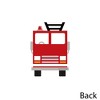 Big Dot of Happiness Fired Up Fire Truck - Decorations DIY Firefighter Firetruck Baby Shower or Birthday Party Essentials - Set of 20 - 3 of 4