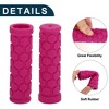 Unique Bargains Bike Handlebar Grips Covers 4.02" Pink 1 Pair - 3 of 4