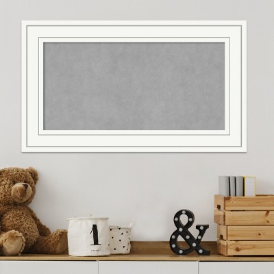 Craftsman White Wood Framed Magnetic Board 32" x 20"
