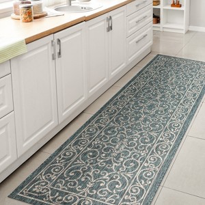 JONATHAN Y Charleston Vintage Filigree Textured Weave Indoor/Outdoor Area Rug - 1 of 4
