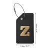 Unique Bargains Luggage Tag Black 1 Pc - 2 of 4