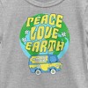 Girl's Scooby Doo Peace Love Earth T-Shirt - 2 of 4