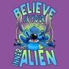 Girls Lilo & Stitch Believe In Your Inner Stitch T Shirt - 2 of 4