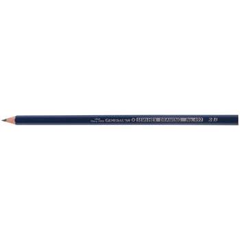 General's Hexagonal Non-Toxic Drawing Pencil, 5H Thin Tip, Blue (Pack of 12)
