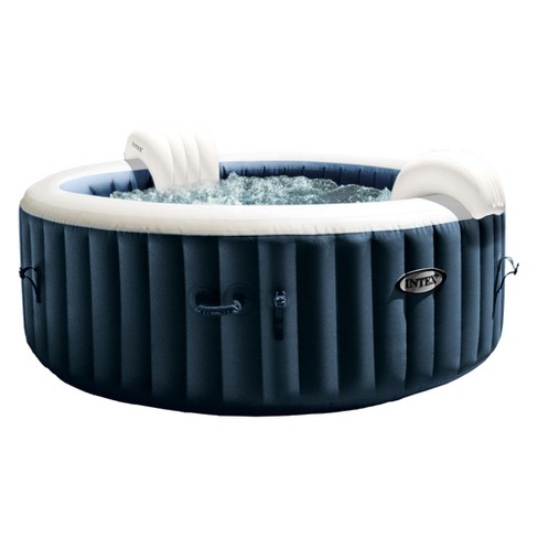 Intex Purespa Plus 6 Person Portable Inflatable Round Hot Tub Spa With  Soothing Bubble Jets And Built In Heater Pump : Target