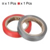 Unique Bargains PVC Thin Sticky Seal Tennis Badminton Racket Accessories Grip Finishing Tapes 26Ft 2 Pcs - 3 of 4