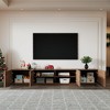 Modern TV Stand With 4 Storage Cabinets - 3 of 4