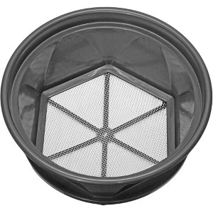 Sluice Fox 13 1/4 inch gold classifier prospecting pan - stainless steel mesh sifting pan fits atop 5 gallon bucket; mealworm strainer - 1 of 2