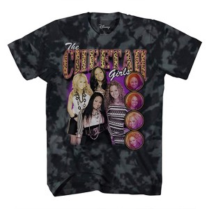 Mens Cheetah Girls Dye Shirt - Cheetah Girls, Dorinda, Aqua Tie Dye Graphic T-Shirt (Tie Dye, X-Large) - 1 of 4