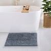 Hearth & Harbor Bathroom Rugs, Machine Washable Chenille Bath Mat for Bathroom - 2 of 4