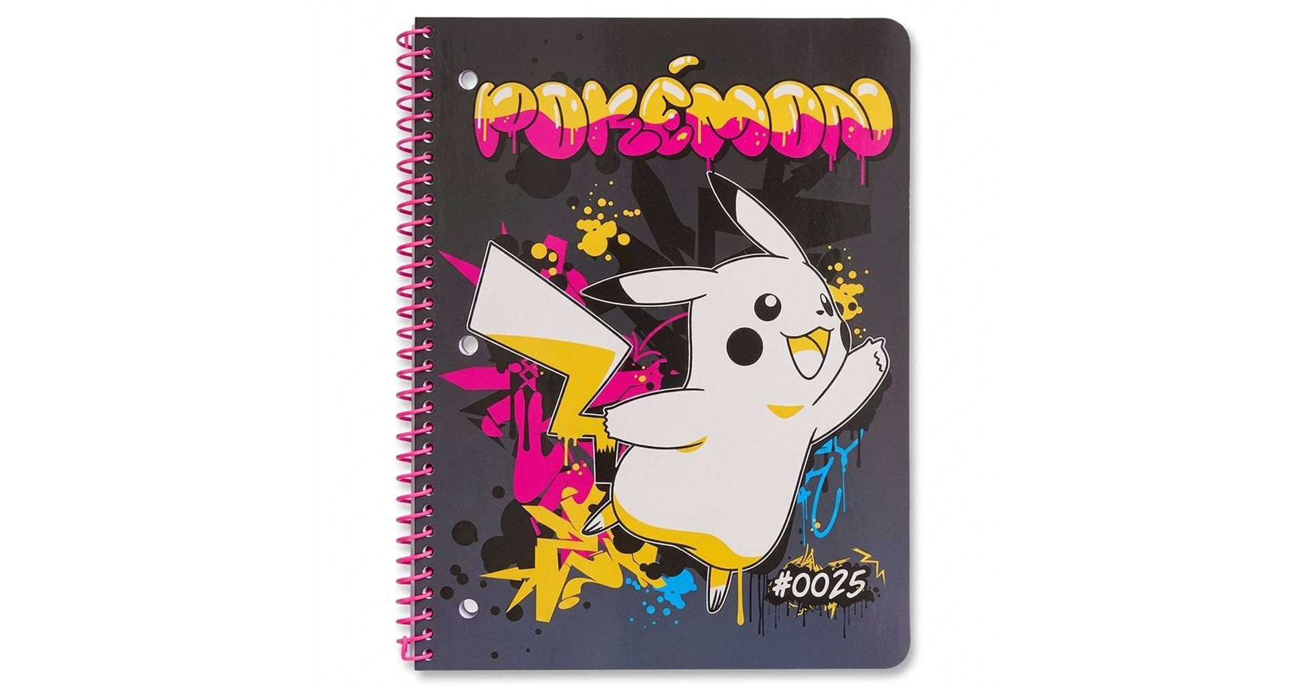 Pokemon 8"x10.5" Graffiti Single Subject Wide Rule Notebook