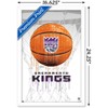 Trends International NBA Sacramento Kings - Drip Basketball 21 Framed Wall Poster Prints - 3 of 4