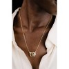 Polished Pebble Pendant Necklace - Ettika - 2 of 2