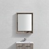 Kube Bath Bosco 24Inch Framed Mirror With Shelve - Nature Wood Finish - 2 of 2
