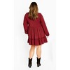 Women's Plus Size Alinda Mini Dress - shiraz | CITY CHIC - 3 of 4