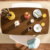 Best Choice Products 3-Piece Mid-Century Modern Upholstered Wooden Dining Set w/ 2 Bench Seats - Walnut/Cream - 4 of 4