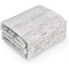9'x12' Modern Bordered Area Rug - Ultra-Thin Washable Non-Slip Carpet for Living Room, Bedroom, Kitchen - Grey - 3 of 4