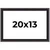 PosterPalooza | Antique Red Picture Frame - UV Acrylic, Backing Board, Hanging Hardware Included - 2 of 4