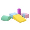 Foam Climbing Blocks for Toddlers - Soft Indoor Play Gym Set for Climbing, Crawling, and Sliding - 2 of 4
