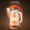 SUGIFT Fast-Boil 1.8L Stainless Steel Electric Kettle with Auto Shutoff, Dual-Angle Lid, 360° Cordless Base - 3 of 4
