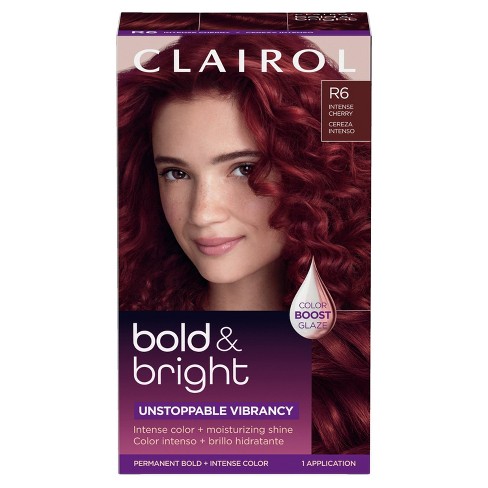 Bold & Bright Permanent Hair Color - R6 Intense Cherry - 1 Fl Oz : Target