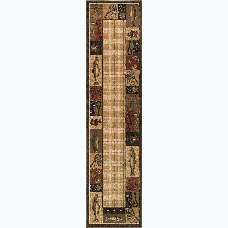 Oriental Weavers Hudson 1065B Beige RUG 1'10" X 7'6", 1 of 9