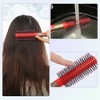 Unique Bargains for Straight Curly Plastic Hair Brush Red 1Pc - 2 of 4