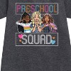- Barbie - Back To School Graphic Short Sleeve Fleece Dress - 2 of 3