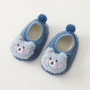 MyKids-USA Baby 3D Cartoon Bear Patched Pattern Non-Slip Warm Shoes - 1 of 4