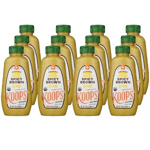 Koops' Organic Spicy Brown Mustard - Case of 12/12 oz - 1 of 4