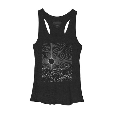 Women's Design By Humans Highest Peak By clingcling Racerback Tank Top