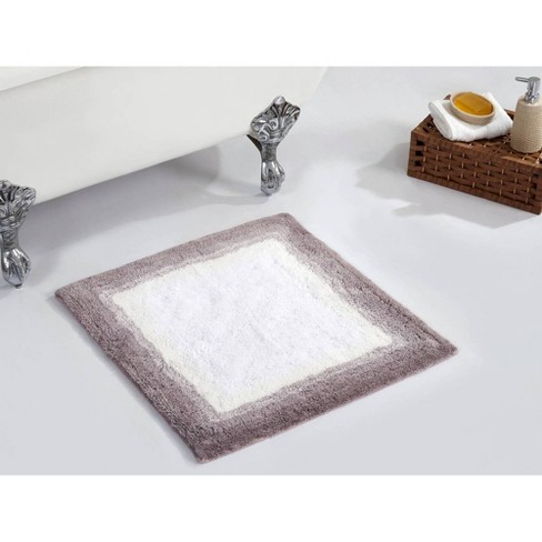 24x40 Hotel Collection Bath Rug White/Sand - Better Trends