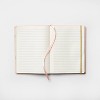 240pg College Ruled Journal 8"x6" Stay Pawsitive - Threshold™: Hard Cover, Lined Paper, Pink, - 3 of 3