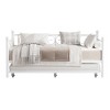 Twin Daybed with Trundle, Metal Trundle Bed, Sofa Bed Frame, Heavy Duty Metal Slats, for Living Room, Bedroom, Guest Room, Space Saving - 2 of 4