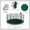 Okak 14FT Outdoor Trampolines with Basketball Hoop, Adults Rebounder with Enclosure Net and Ladder, Recreational Trampoline for Garden, Patio - 4 of 4