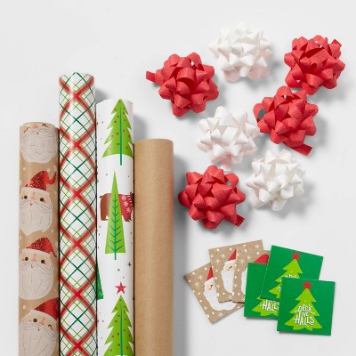 green kraft wrapping paper