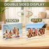 BP4U Acrylic Double-Sided Magnetic Picture Frame, Clear Frameless Freestanding Photo Frame for Home or Office Tabletop Display - 4 of 4