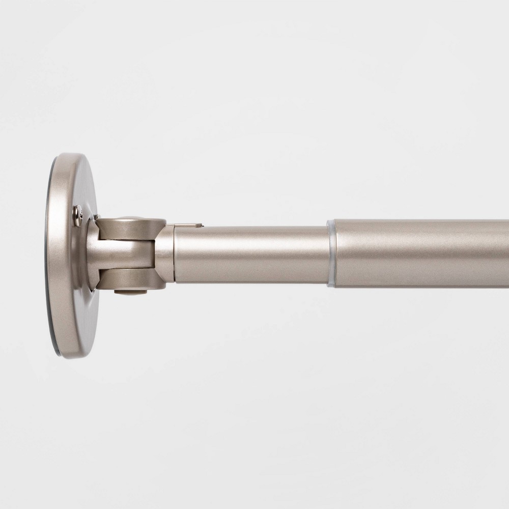 Photos - Shower Riser Rail & Head Holder Rust Resistant Rotating Curved Rod Nickel - Made By Design™