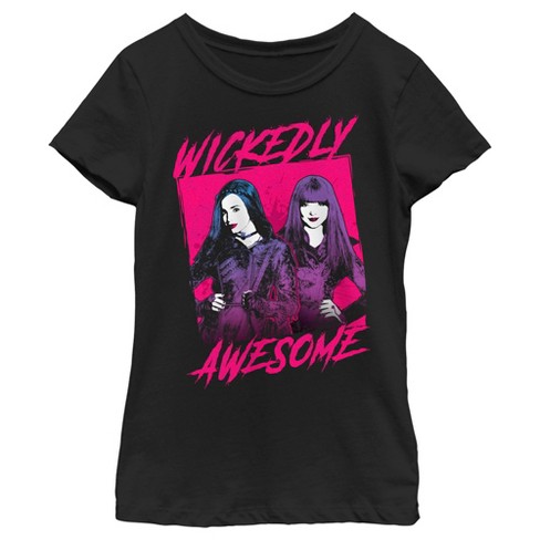 Girl's Descendants 2 Wickedly Awesome T-Shirt - Black - Large